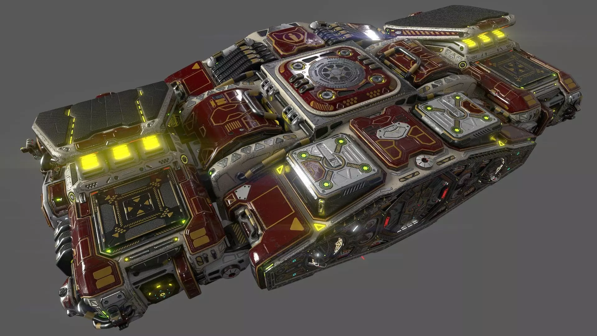 Imperial Assault Ship Section 3D model_0