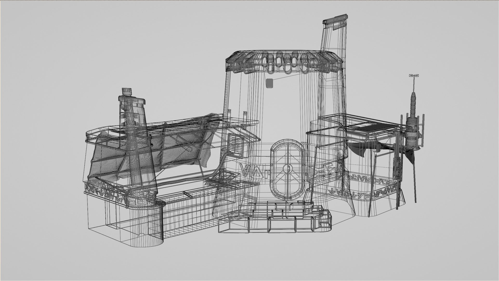 Star Wars Tatooine Merchant Building 3D model_5