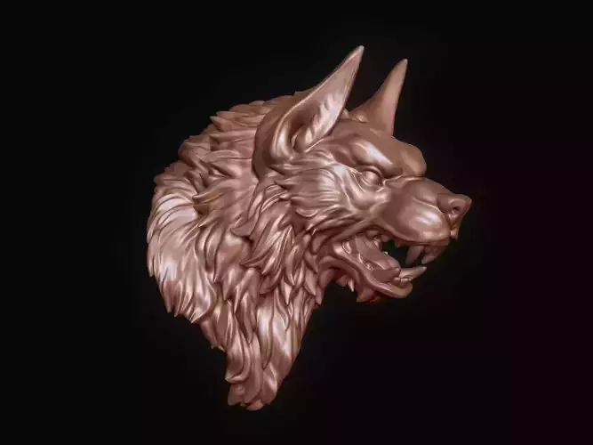 Wolf Head 3d model