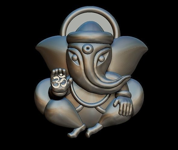 Ganesh Low-poly 3D model 3D print model ganesha statue 3D model 3D ...