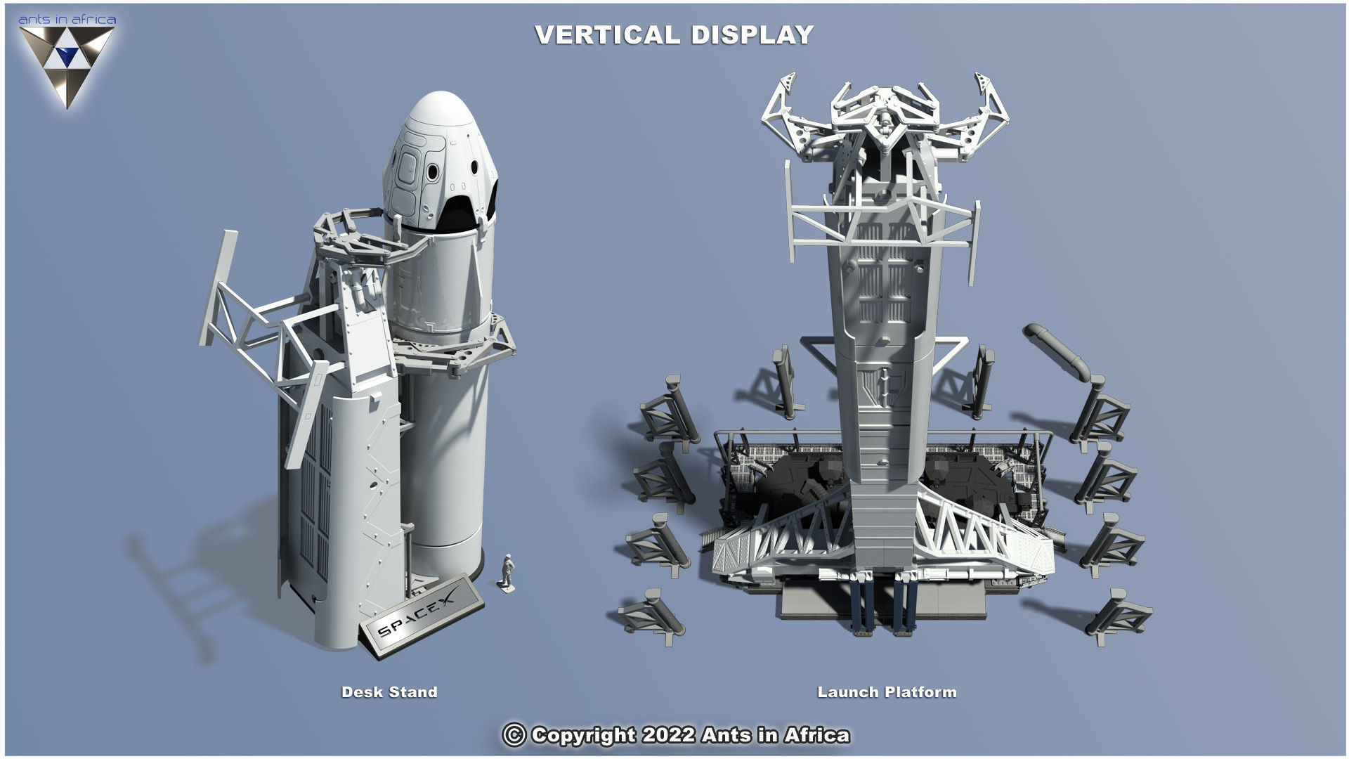 Strongback Stand For Falcon 3D print model_13