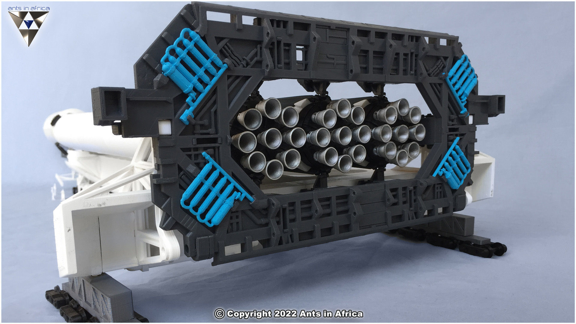 Strongback Stand For Falcon 3D print model_4