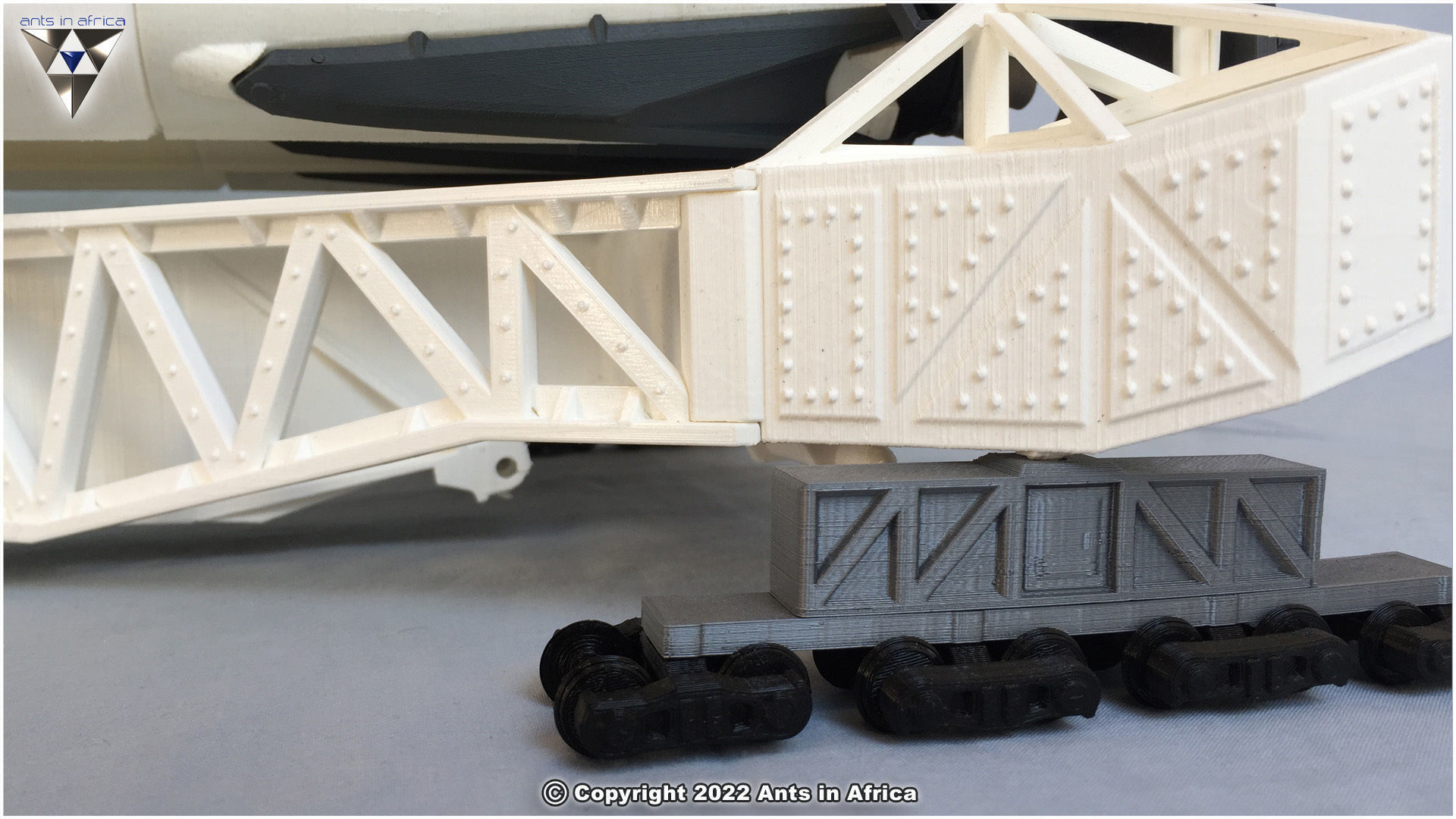 Strongback Stand For Falcon 3D print model_7