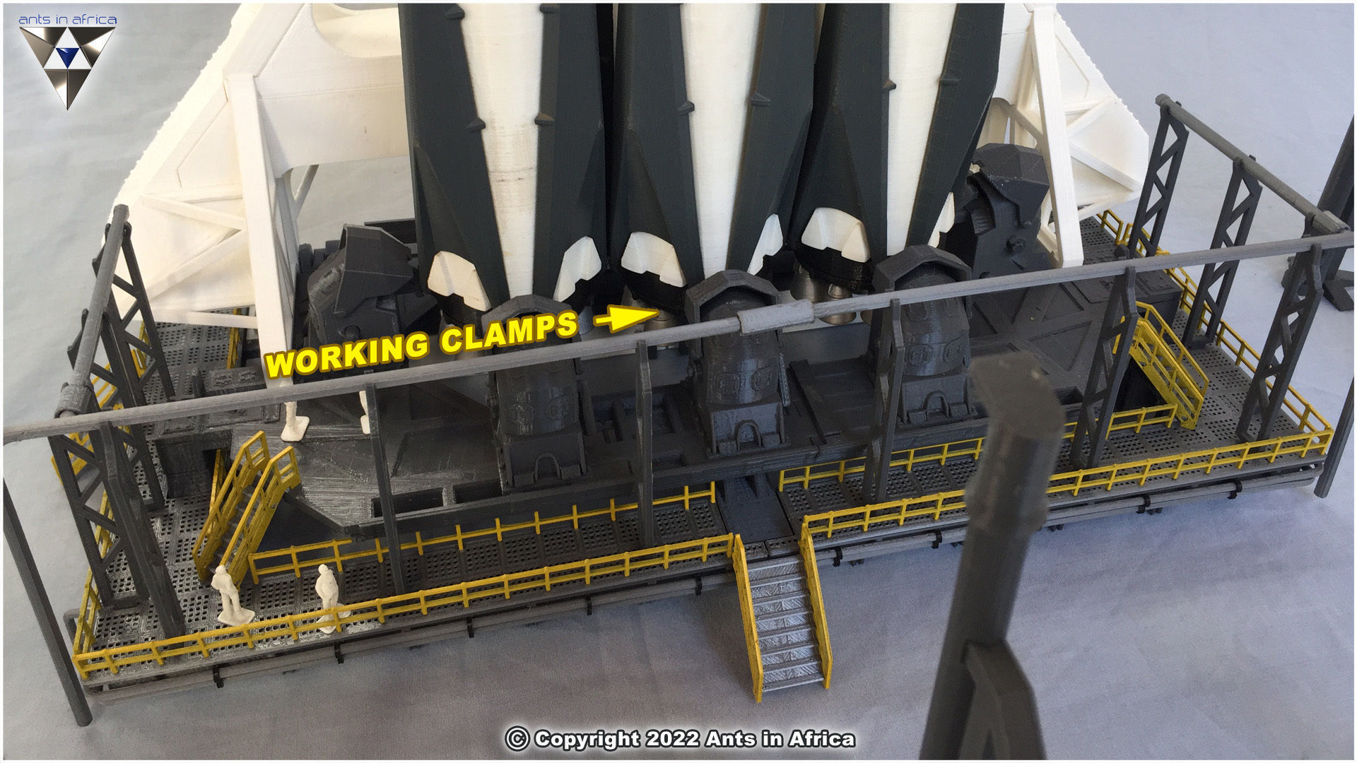 Strongback Stand For Falcon 3D print model_2