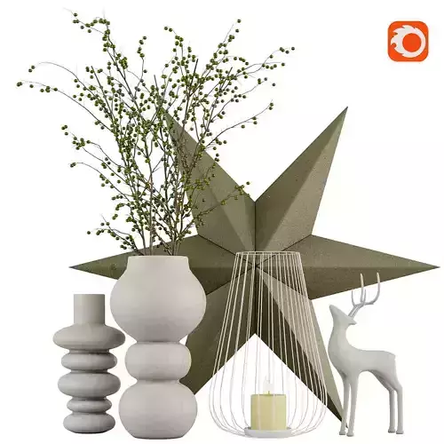Decorative set 11 Free 3D model
