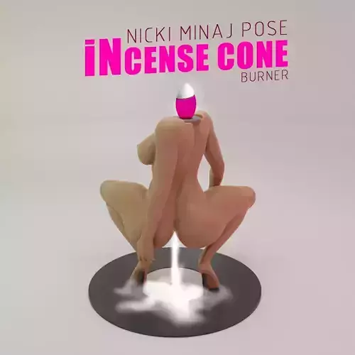 Backflow Incense Cone Burner Niki Minaj