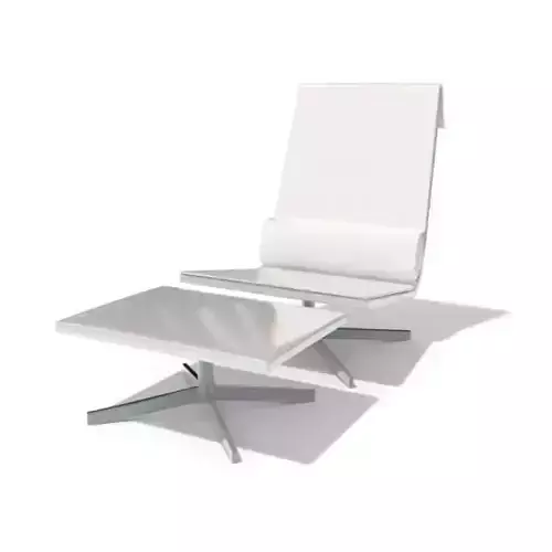 White Coloured Armchair