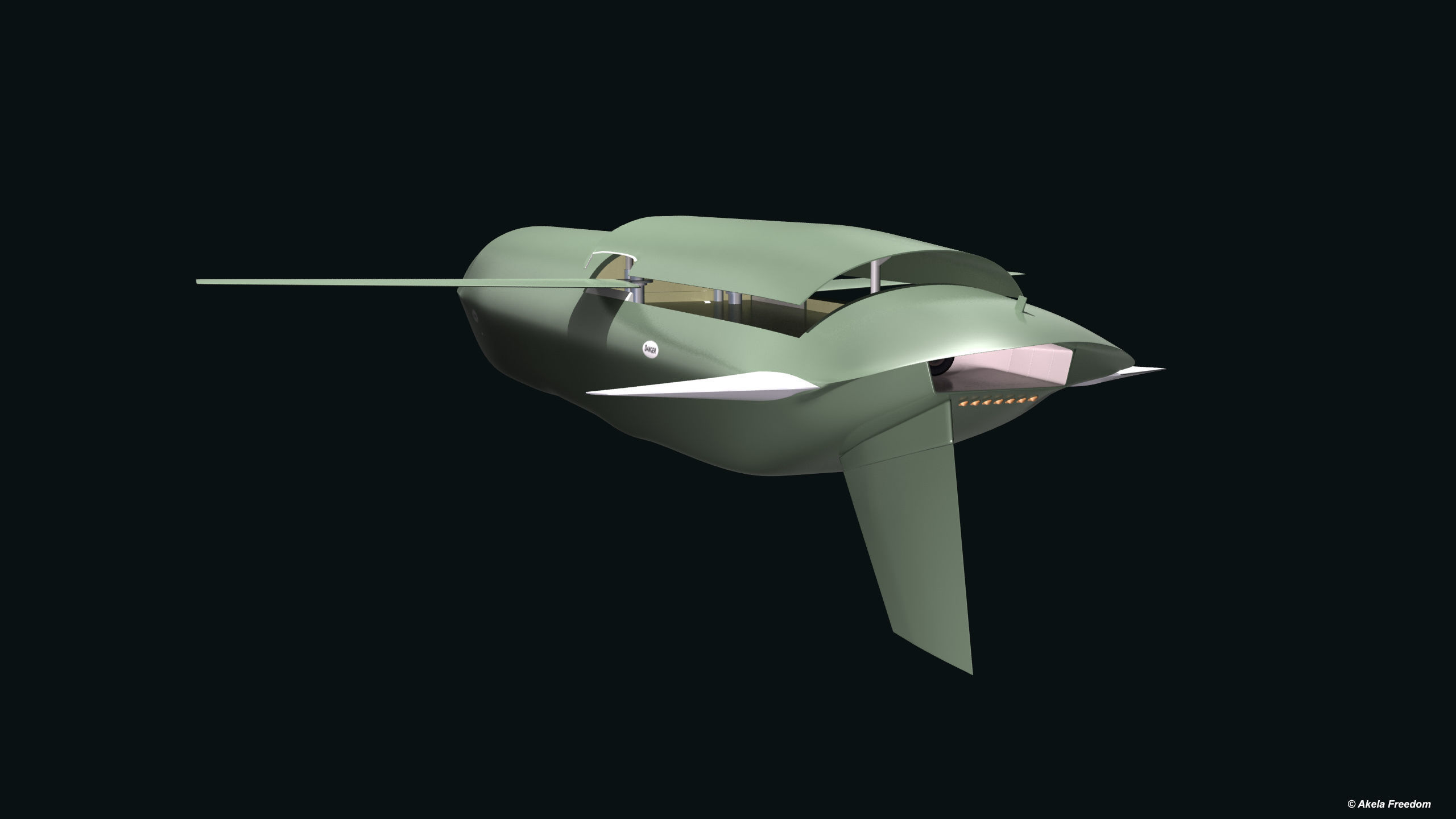 AGM-129 ACM Missile 3D model_5