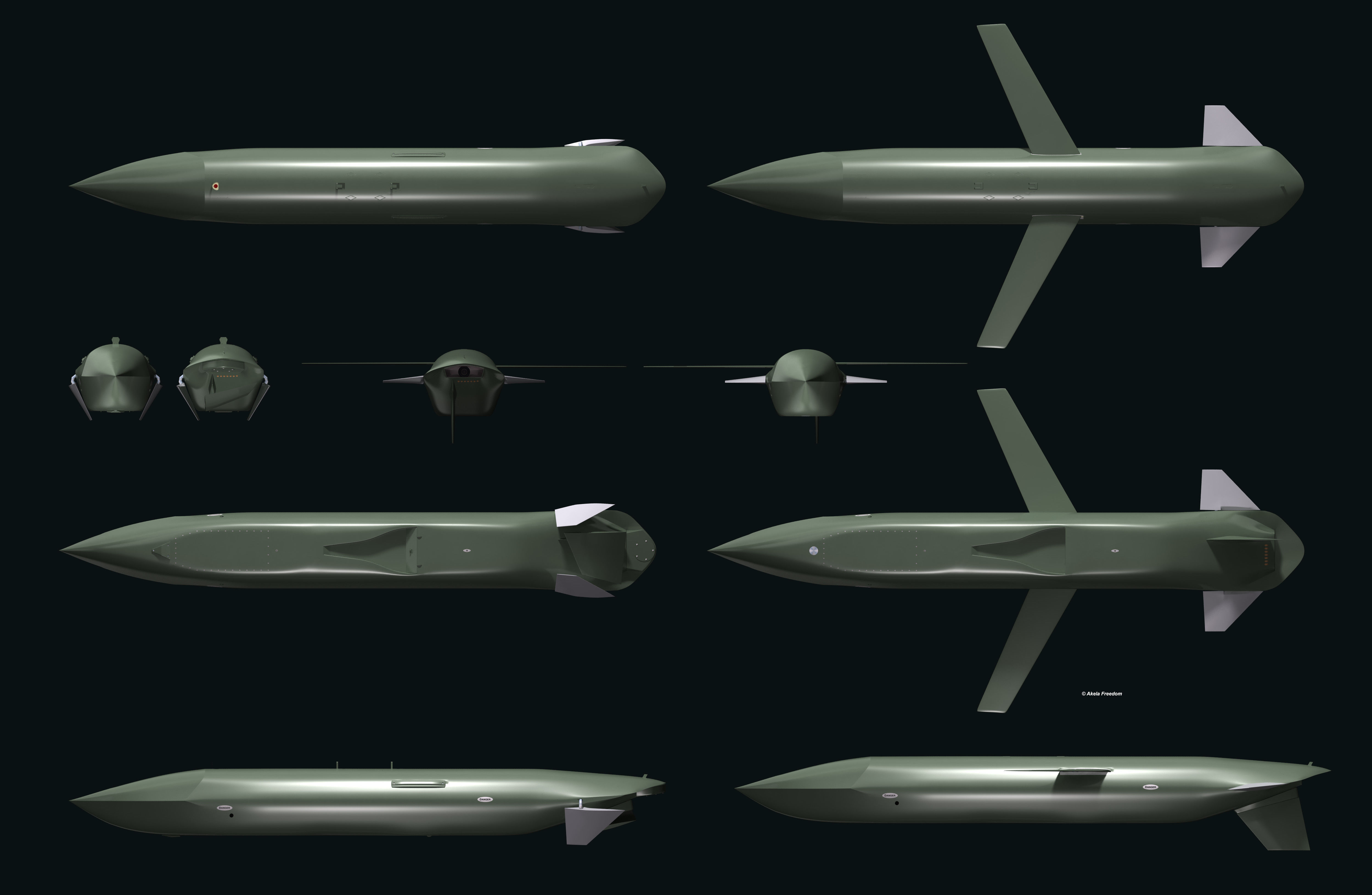 AGM-129 ACM Missile 3D model_16