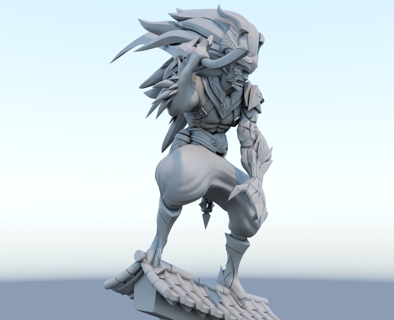 nightbringer yasuo 3D Print Model 3D print model_6