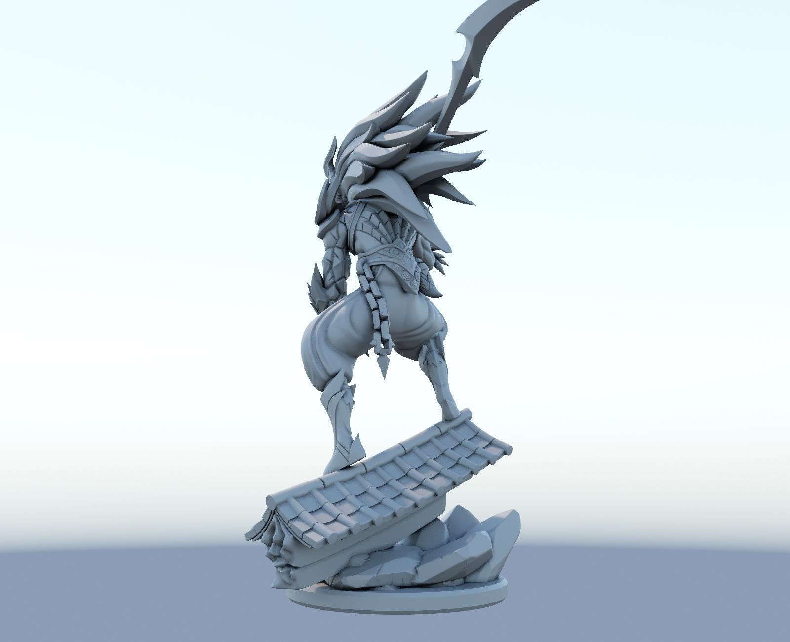 nightbringer yasuo 3D Print Model 3D print model_9