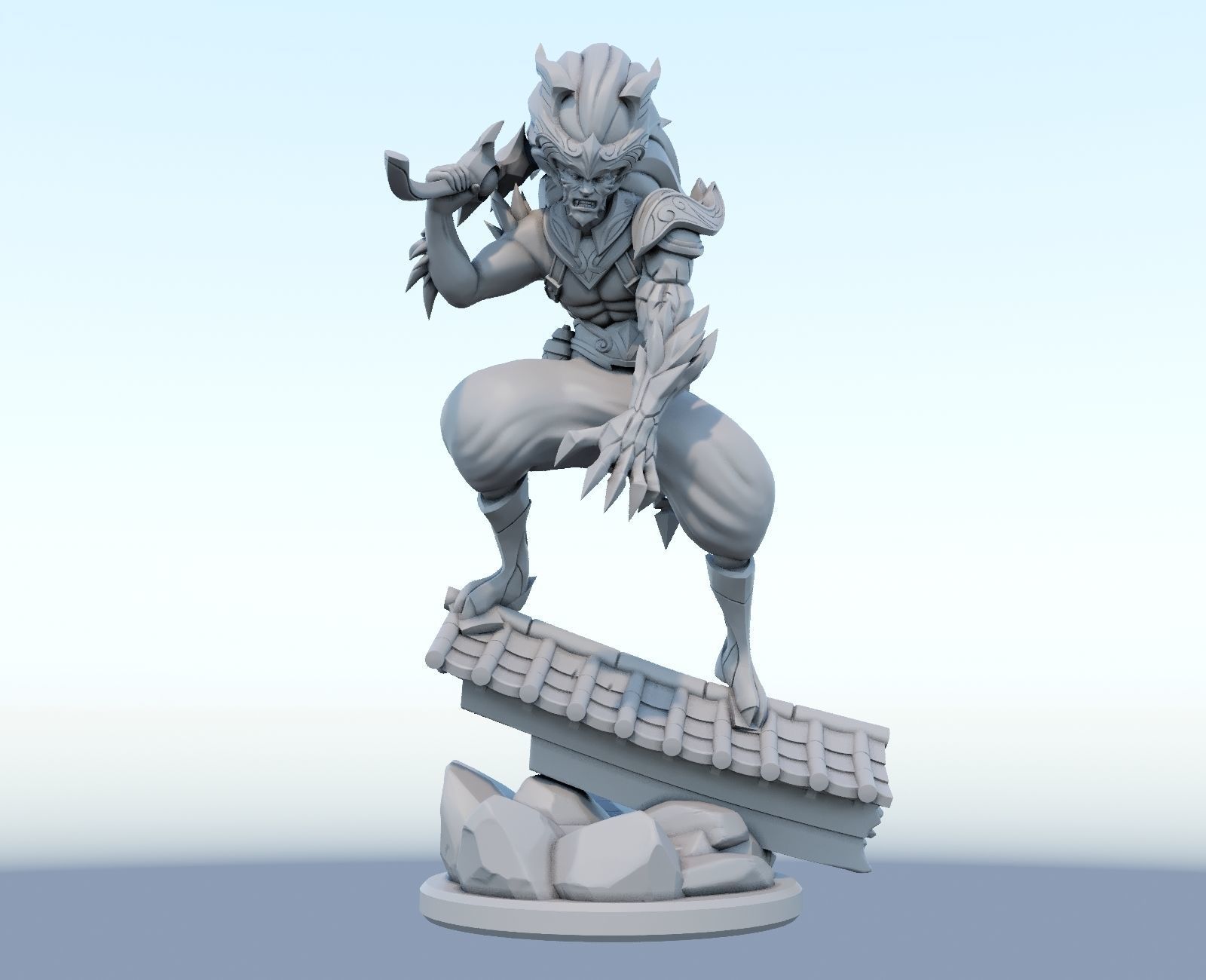 nightbringer yasuo 3D Print Model 3D print model_14