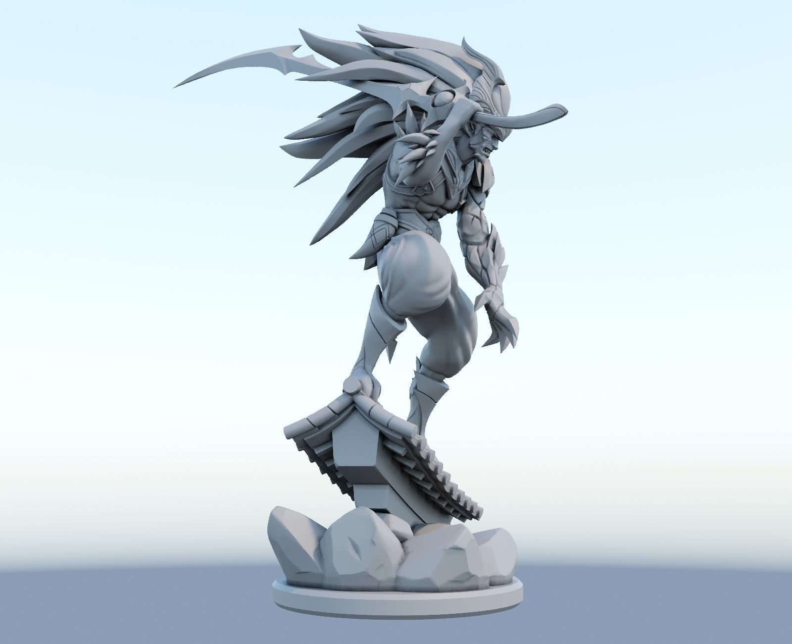 nightbringer yasuo 3D Print Model 3D print model_12