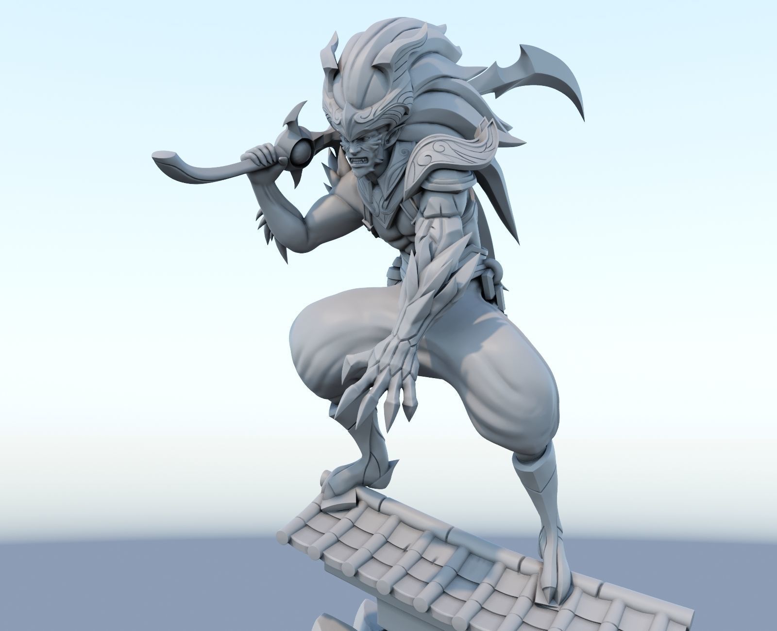 nightbringer yasuo 3D Print Model 3D print model_5
