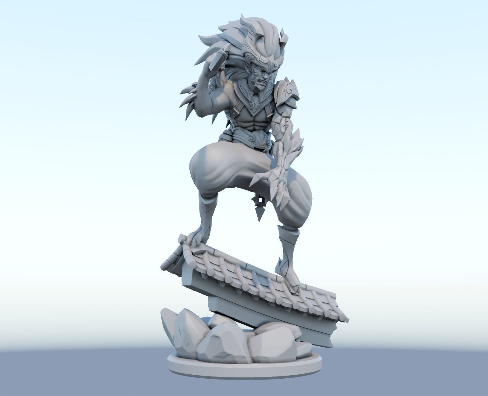 nightbringer yasuo 3D Print Model 3D print model_13