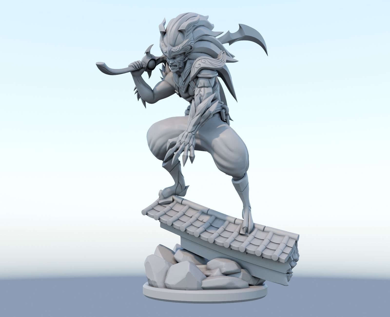 nightbringer yasuo 3D Print Model 3D print model_1