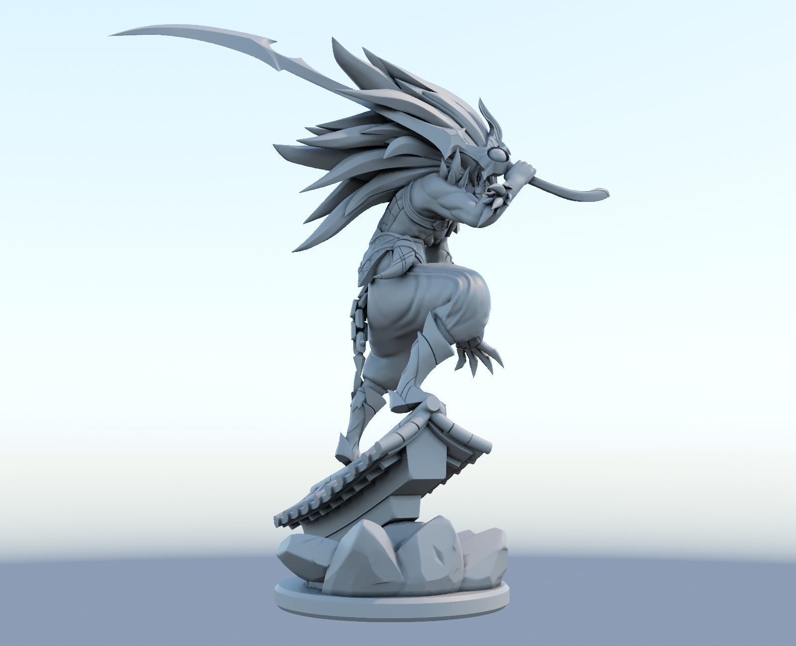 nightbringer yasuo 3D Print Model 3D print model_11