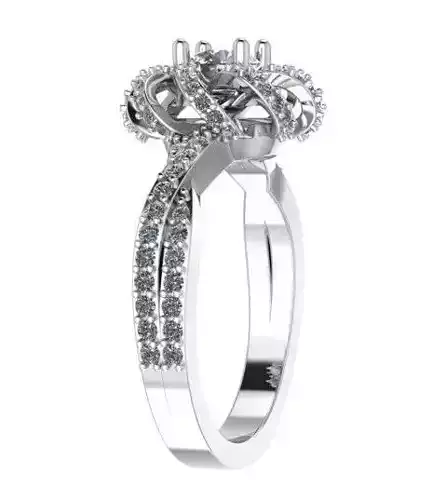 crown twisted ring 306