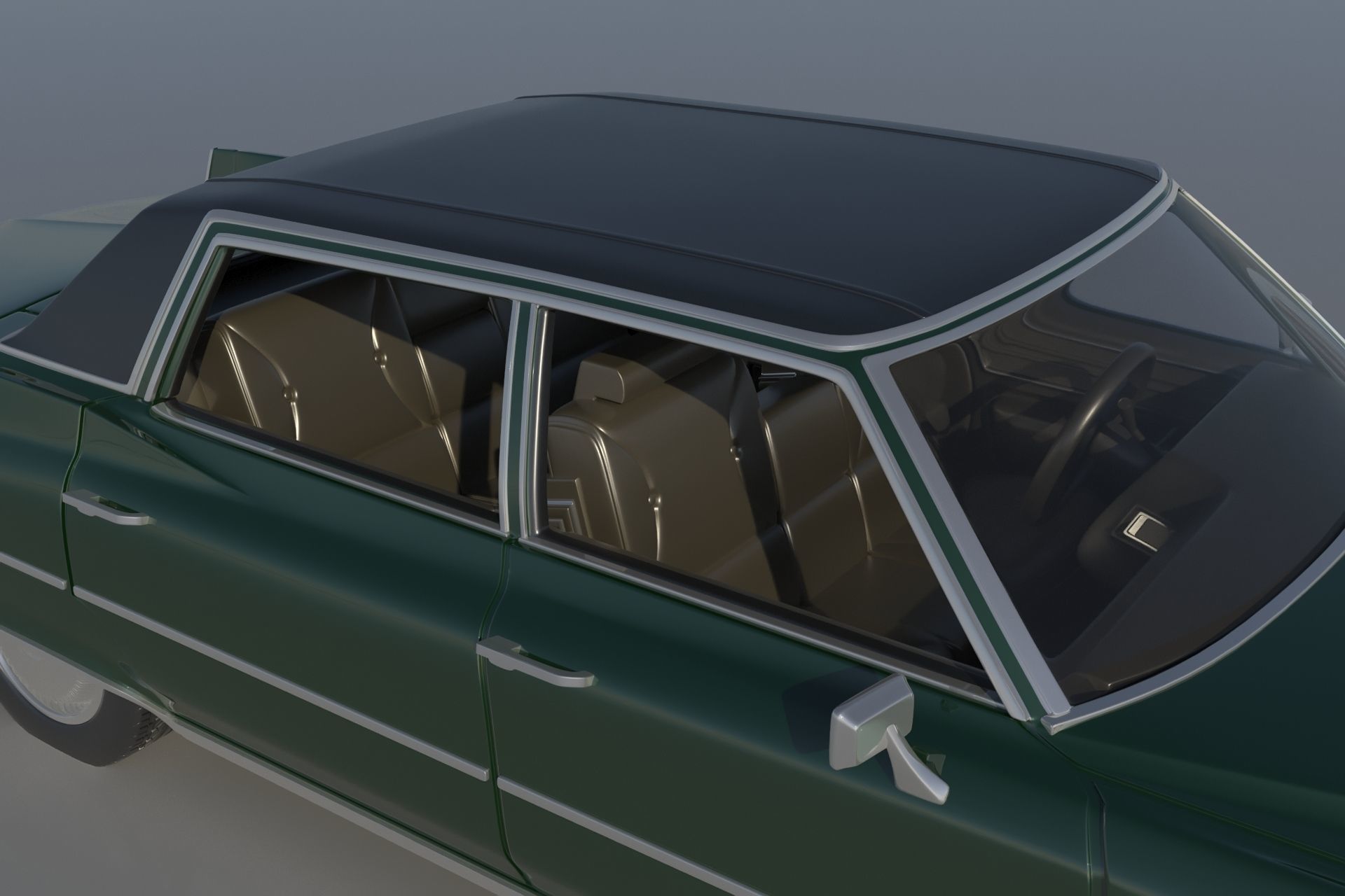 Cadillac FLeetwood Brougham 1970 3D print model_13