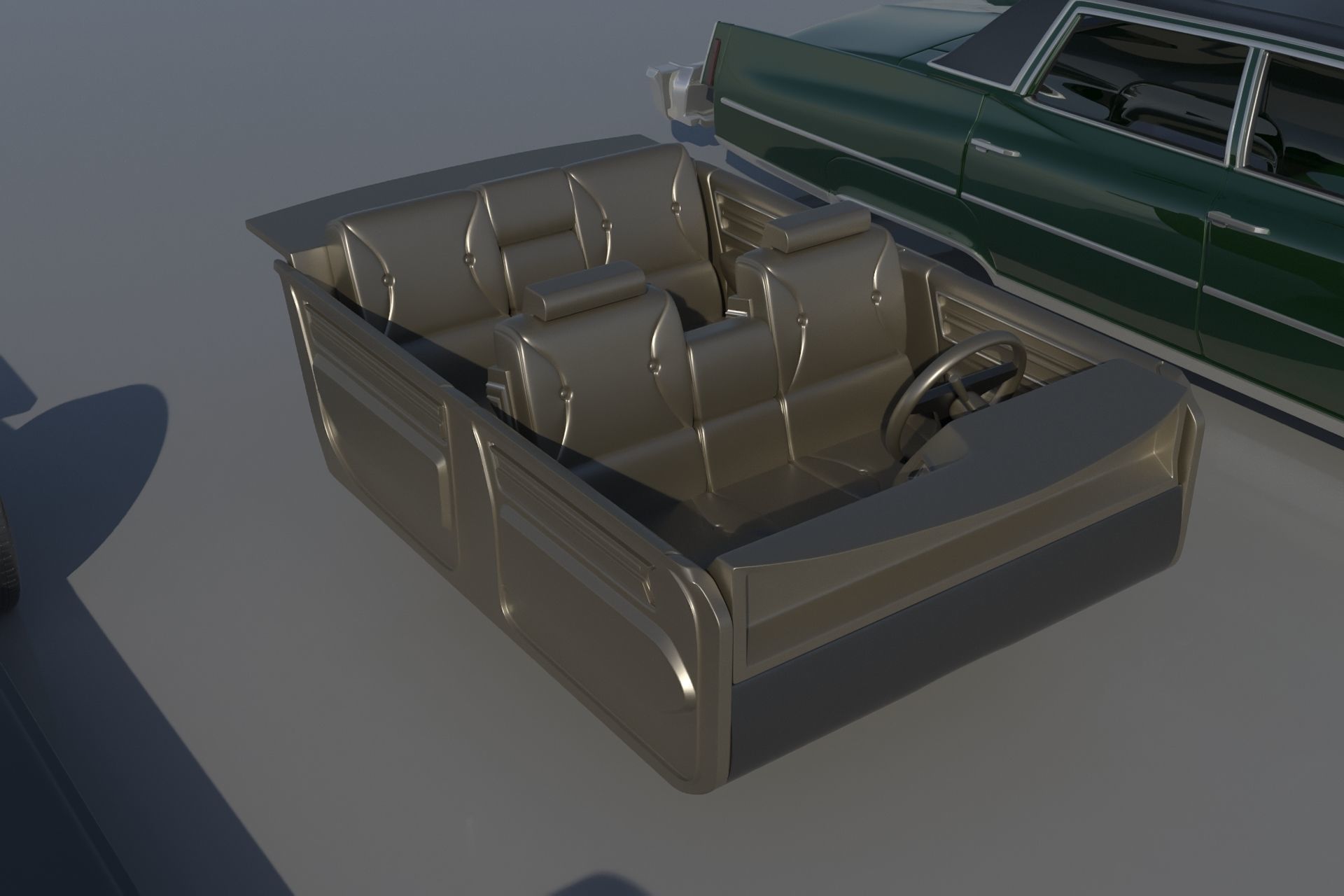 Cadillac FLeetwood Brougham 1970 3D print model_24