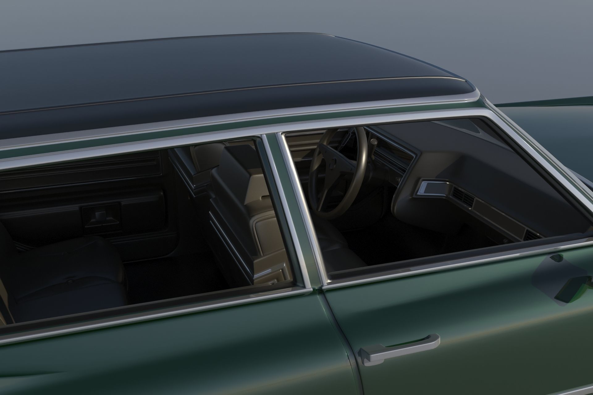 Cadillac FLeetwood Brougham 1970 3D print model_11
