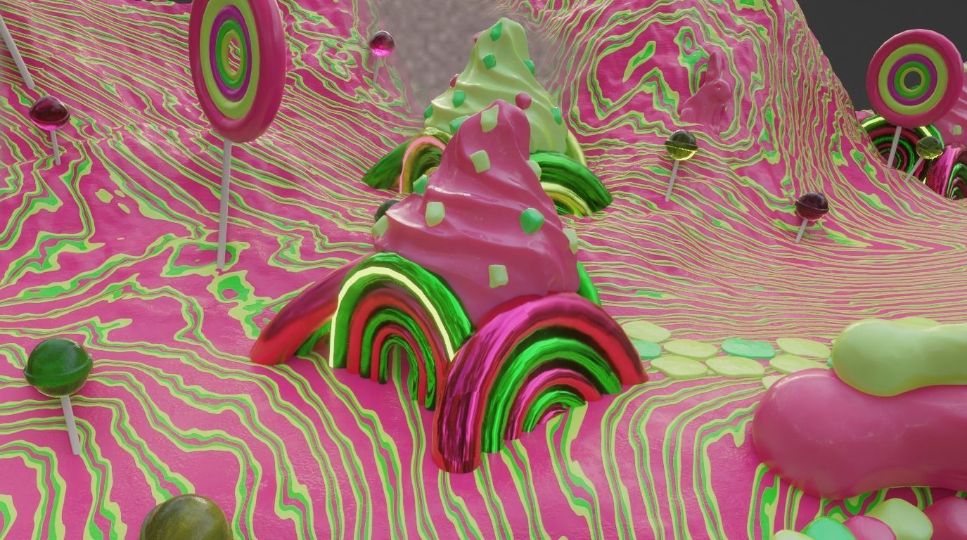 Candy Land To Choke On - 25MAR21 by DSZarts 3D model_21