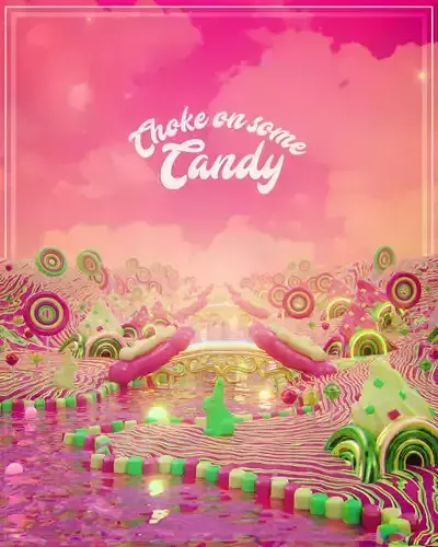 Candy Land To Choke On - 25MAR21 by DSZarts 3D model Candy Land To Choke On - 25MAR21 by DSZarts 3D model