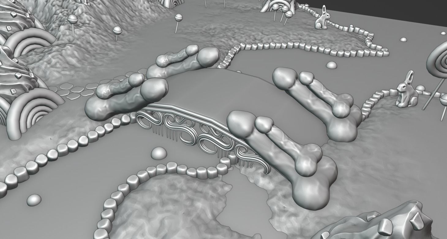 Candy Land To Choke On - 25MAR21 by DSZarts 3D model_9