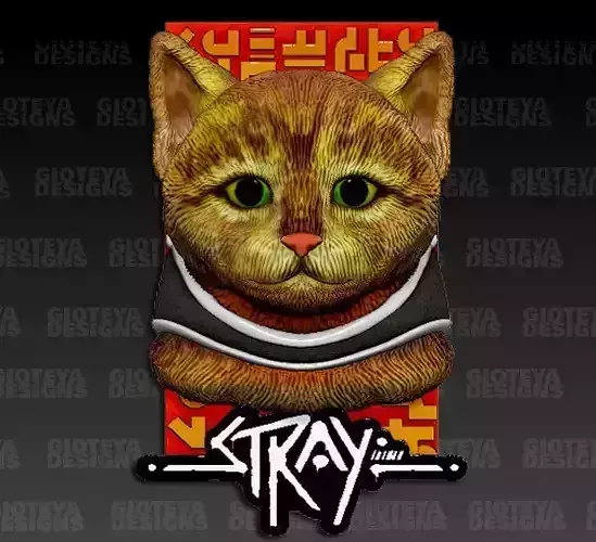 Stray cat sticker