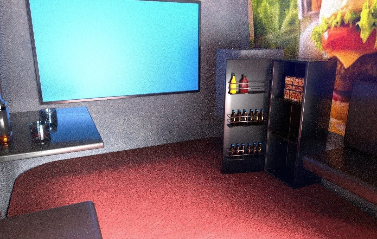 Food Truck Oldschool 3D model_7