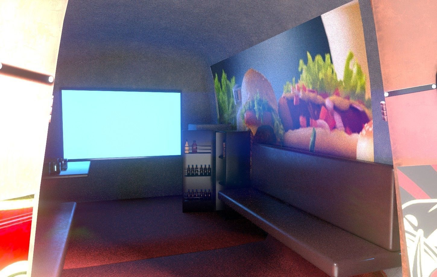 Food Truck Oldschool 3D model_14