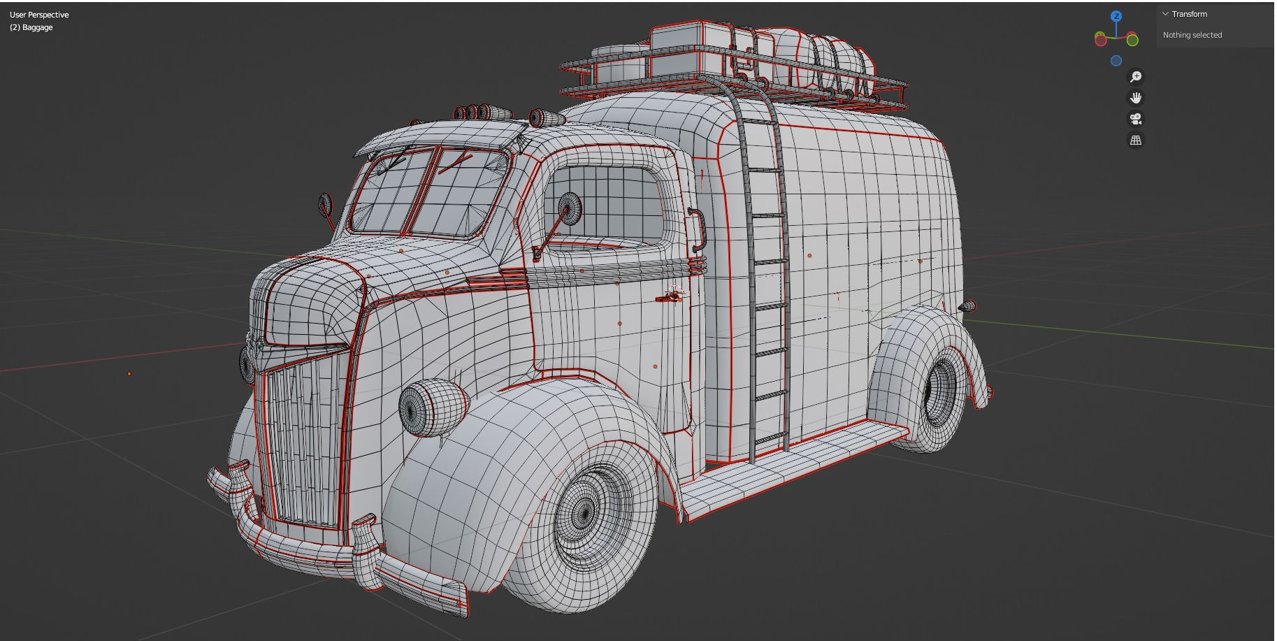 Food Truck Oldschool 3D model_18