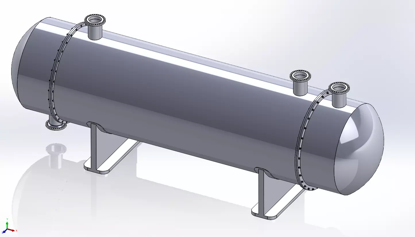 Heat exchanger model 3D model_0