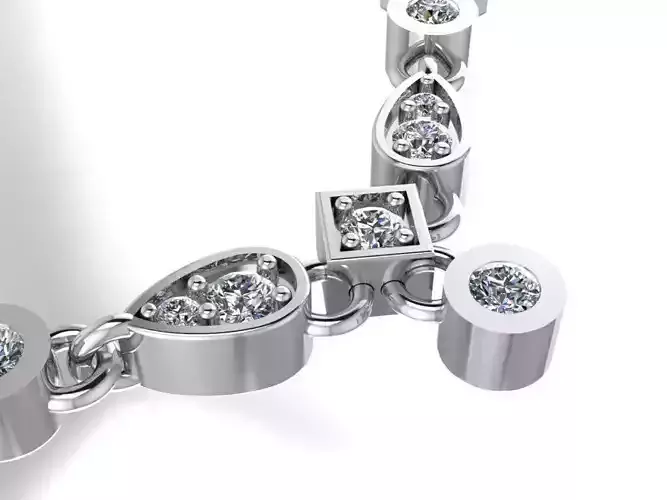 mix bezel pendant 310