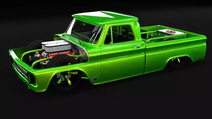 1966 CHEVROLET C10 CUSTOM TRANS KIT 3D print model