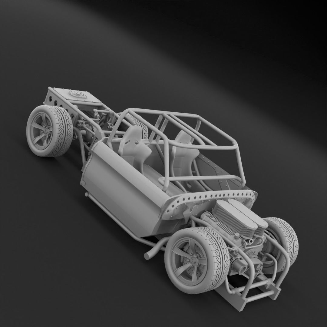 1966 CHEVROLET C10 CUSTOM TRANS KIT 3D print model_2