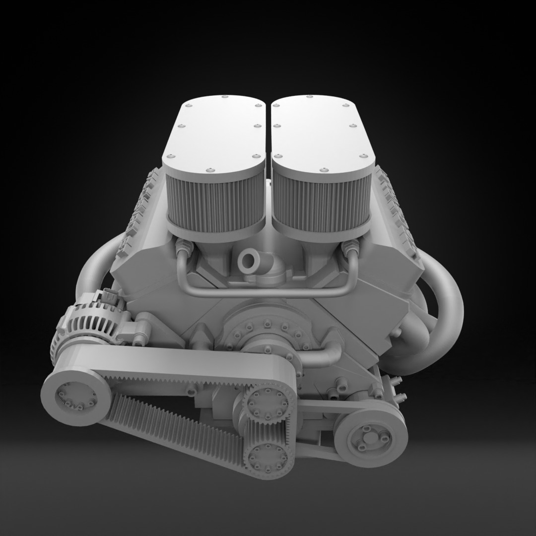 1966 CHEVROLET C10 CUSTOM TRANS KIT 3D print model_51