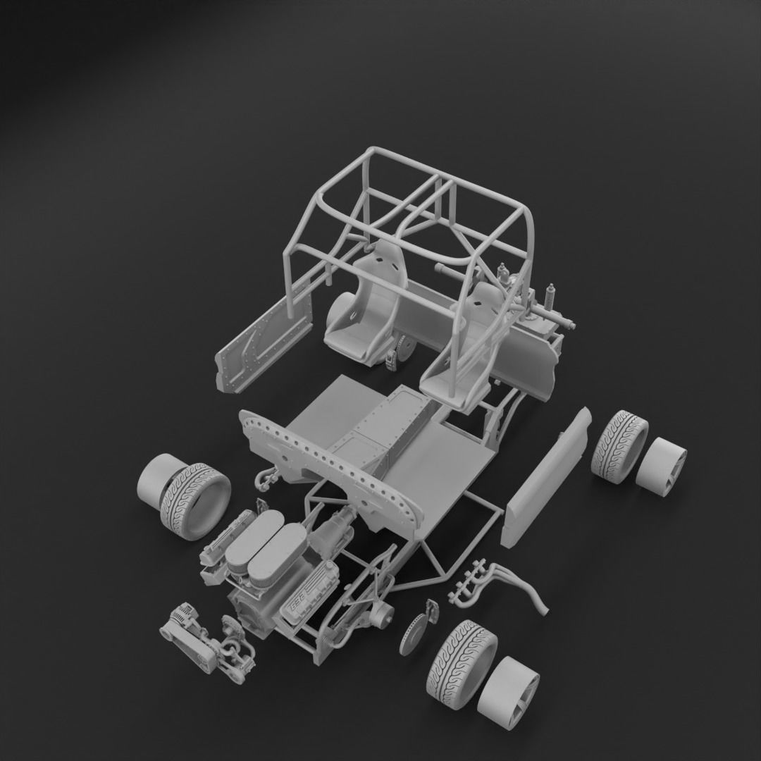 1966 CHEVROLET C10 CUSTOM TRANS KIT 3D print model_8