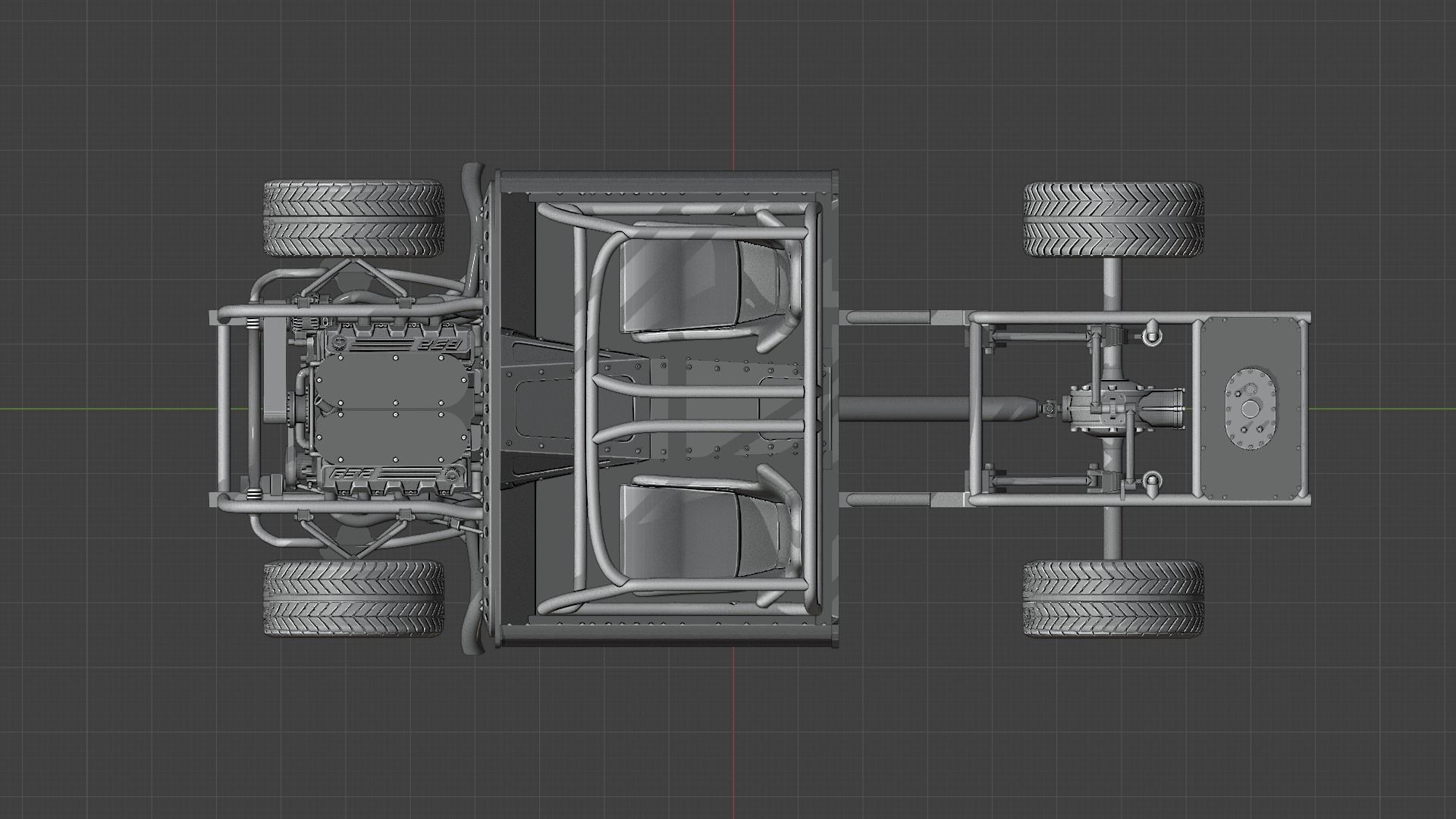 1966 CHEVROLET C10 CUSTOM TRANS KIT 3D print model_22