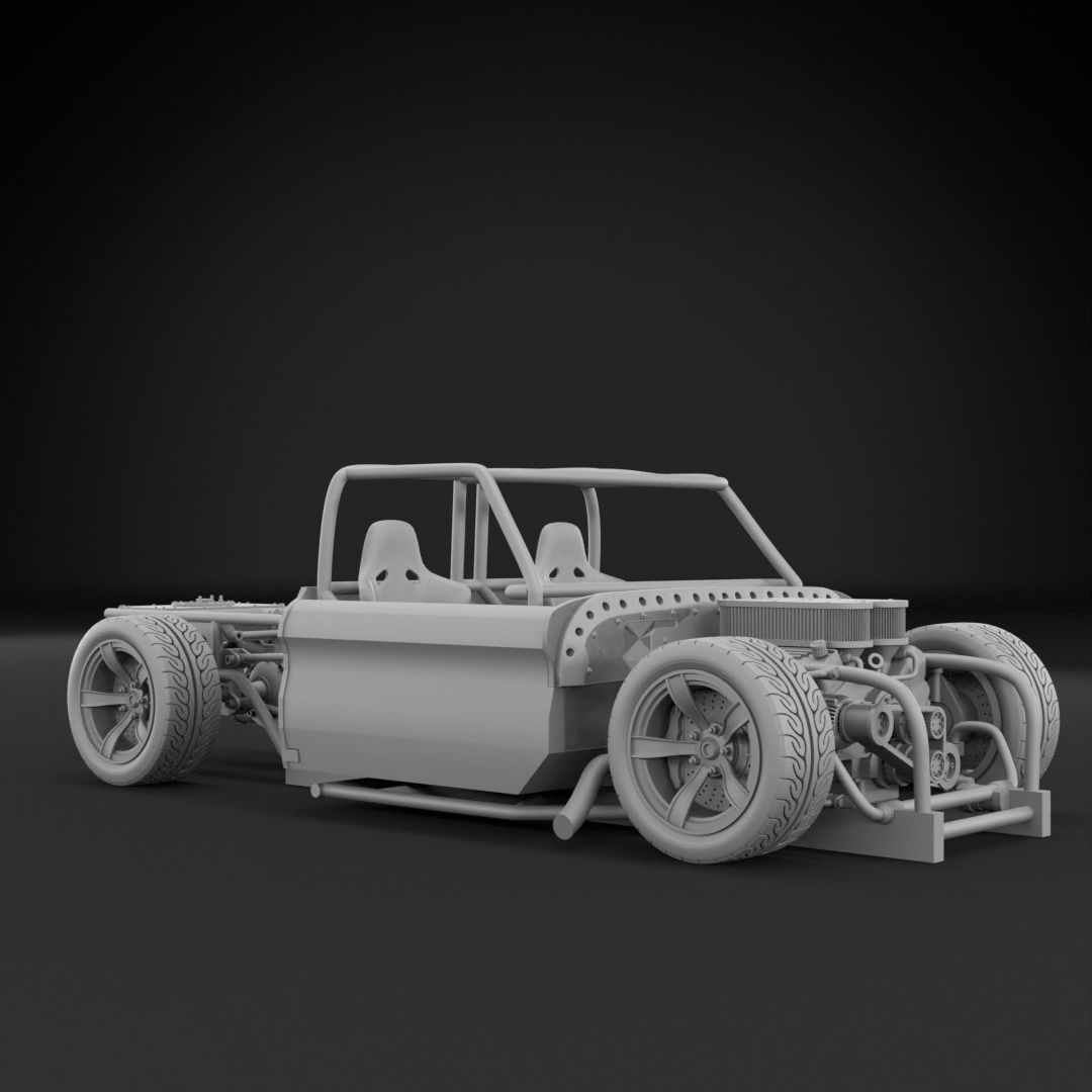 1966 CHEVROLET C10 CUSTOM TRANS KIT 3D print model_9