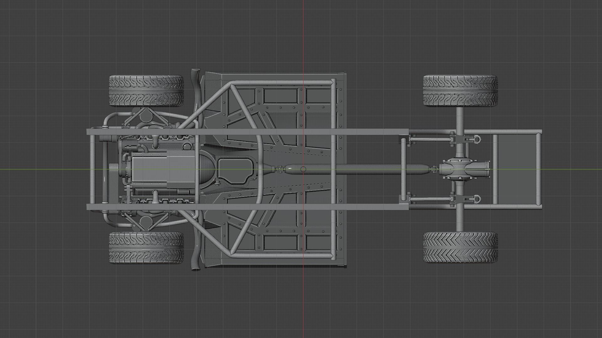 1966 CHEVROLET C10 CUSTOM TRANS KIT 3D print model_13