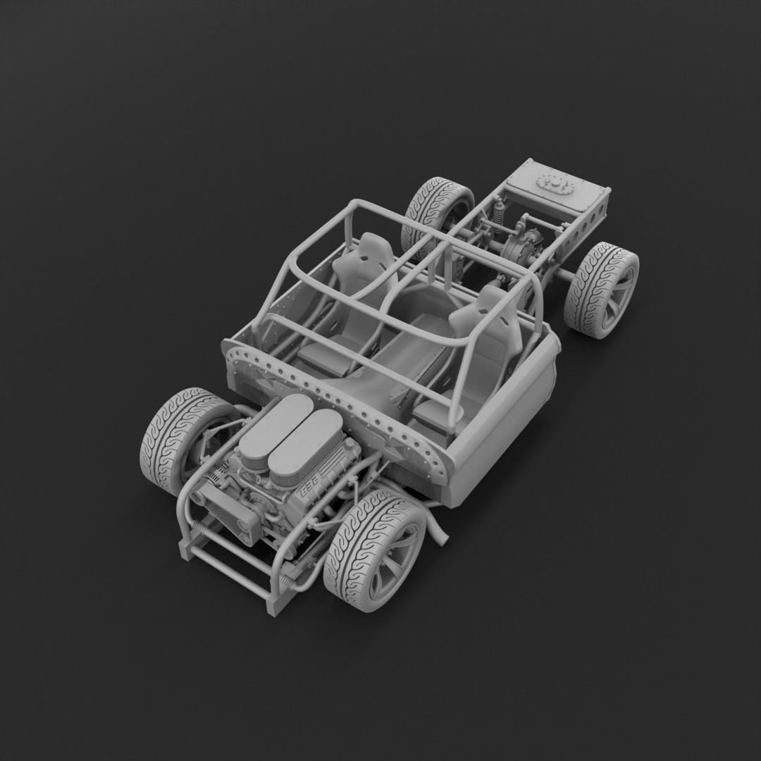 1966 CHEVROLET C10 CUSTOM TRANS KIT 3D print model_12