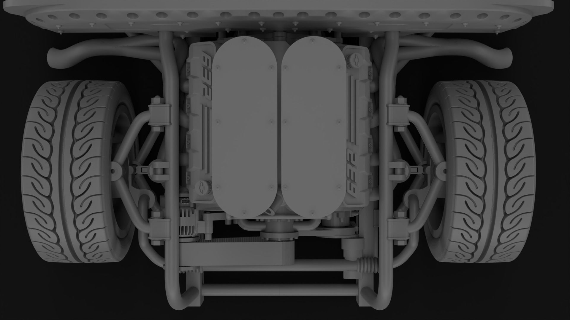 1966 CHEVROLET C10 CUSTOM TRANS KIT 3D print model_33