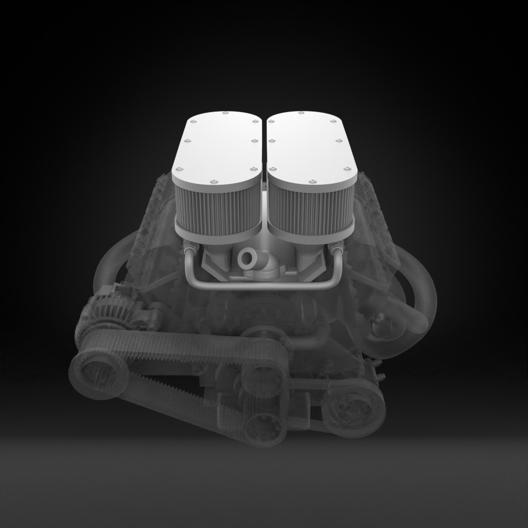 1966 CHEVROLET C10 CUSTOM TRANS KIT 3D print model_48