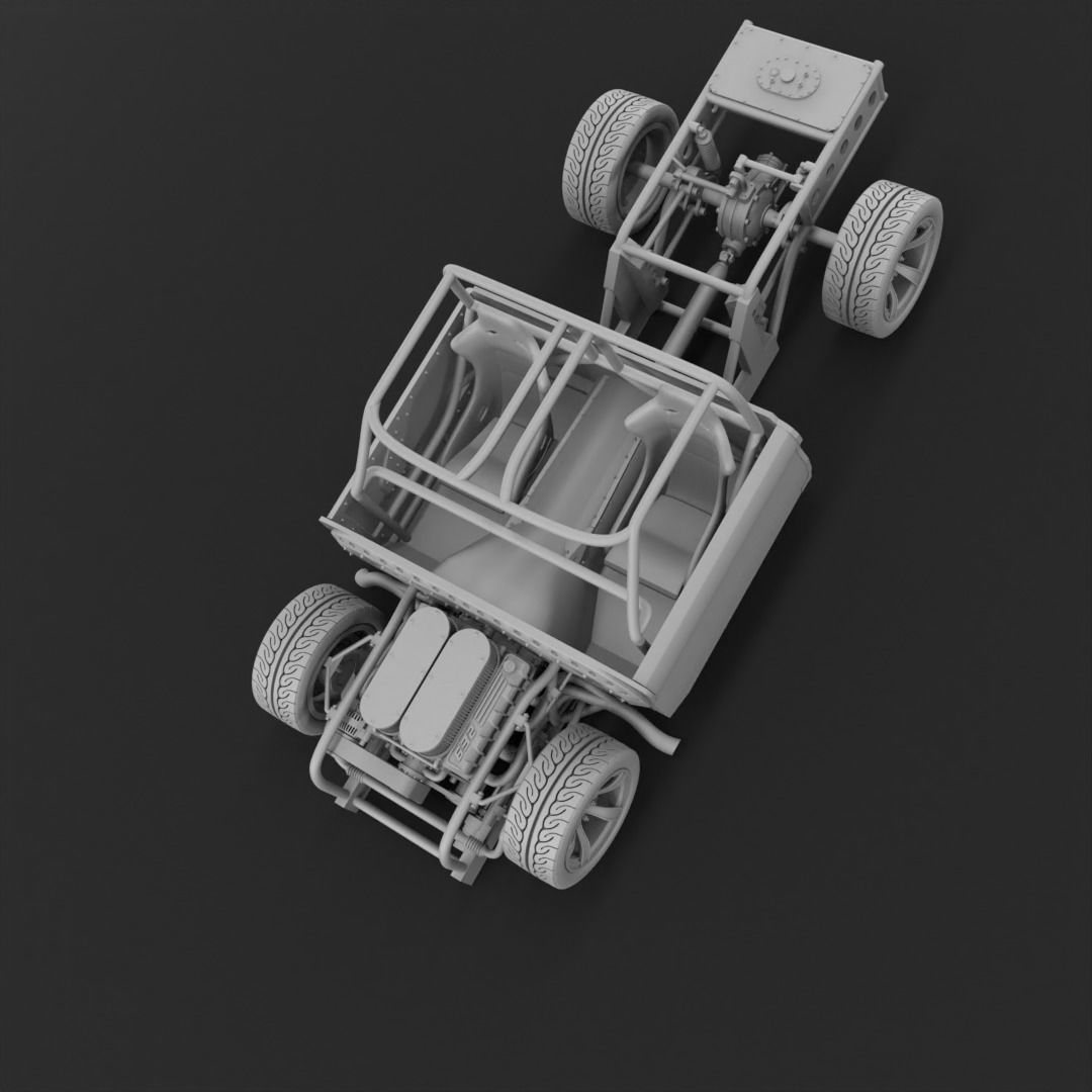 1966 CHEVROLET C10 CUSTOM TRANS KIT 3D print model_4