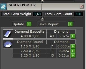 luxurious set long earring and pendant brush with stones 3D Model Collection_21