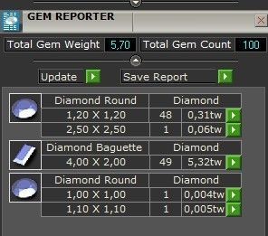 luxurious set long earring and pendant brush with stones 3D Model Collection_17