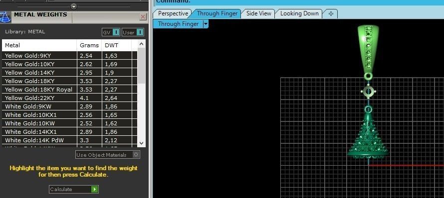 luxurious set long earring and pendant brush with stones 3D Model Collection_11