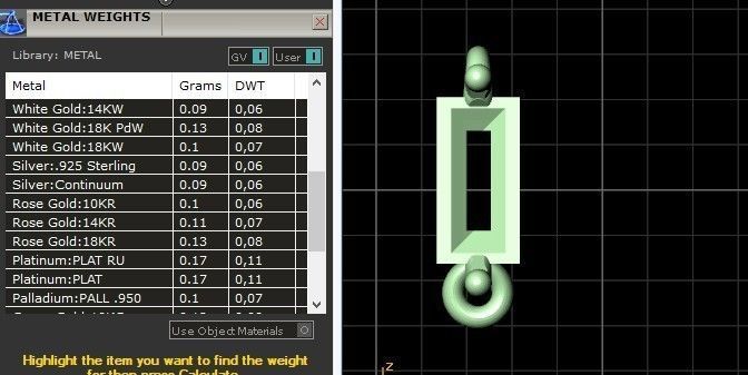 luxurious set long earring and pendant brush with stones 3D Model Collection_30
