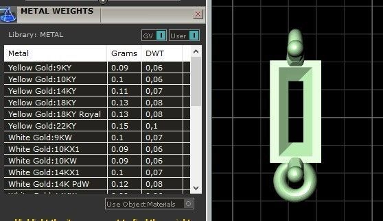 luxurious set long earring and pendant brush with stones 3D Model Collection_29